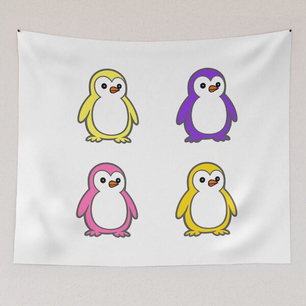 Item preview, Minimalist Penguin Quartet | Clean Vector Mascot Set designed and sold by Pippo-Penguin.