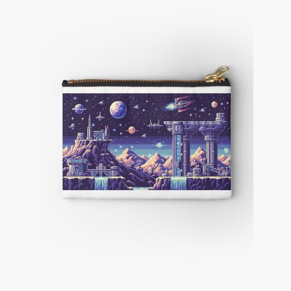 Item preview, Space Lofi Pixel Art Sci-Fi Station designed and sold by NijiWorld.