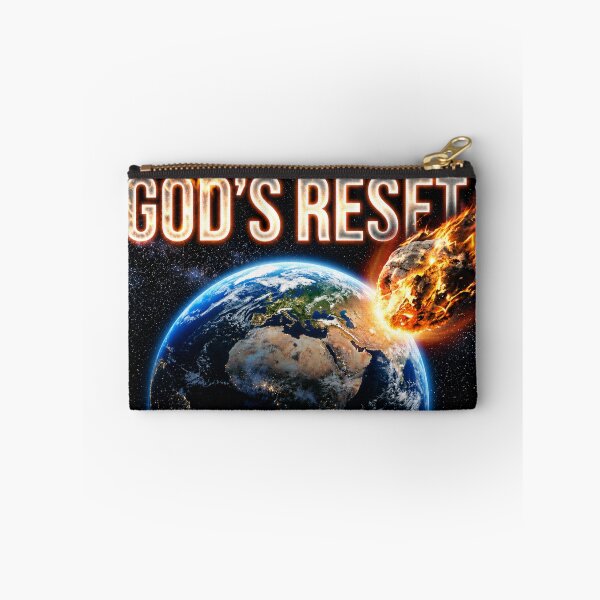 Item preview, God's Reset Cosmic Asteroid End of World Apocalypse Art designed and sold by schnedsthreads.