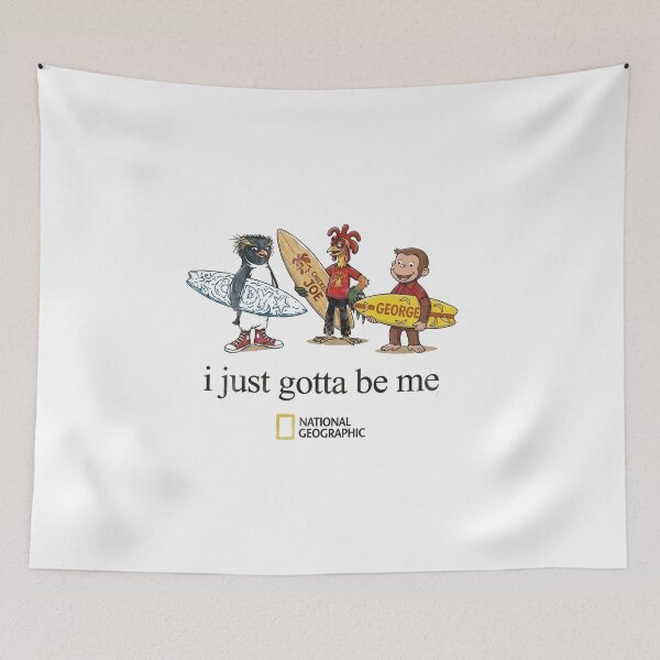 Item preview, National Geographic I Just Gotta Be Me Character Graphic T-Shirt designed and sold by TropikaArts.