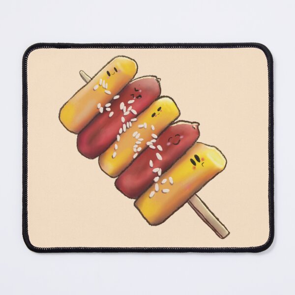 Item preview, Happy Korean Sausage Rice Cake Skewer designed and sold by Designs By Amber.