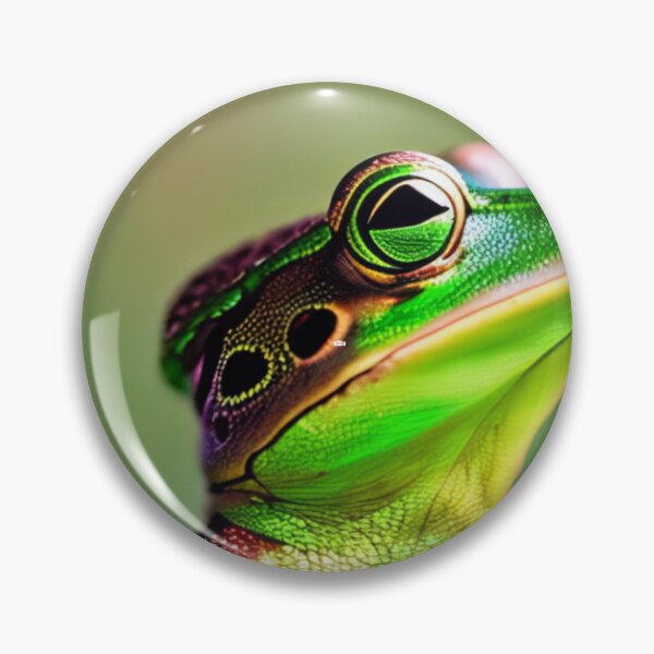 Item preview, Beautiful Green Frog in Thought. designed and sold by NickTshirts.