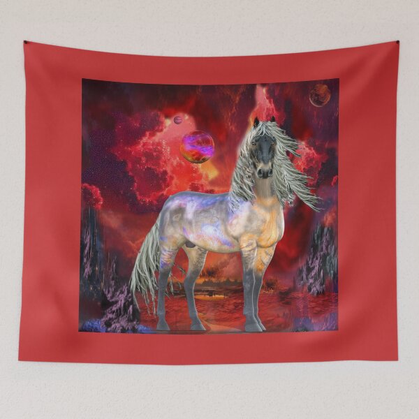 Item preview, Horse in a Galactic Landscape designed and sold by Patricia Brown.