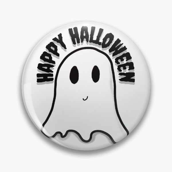 Item preview, Happy Halloween Ghost designed and sold by MarginaliaMagic.