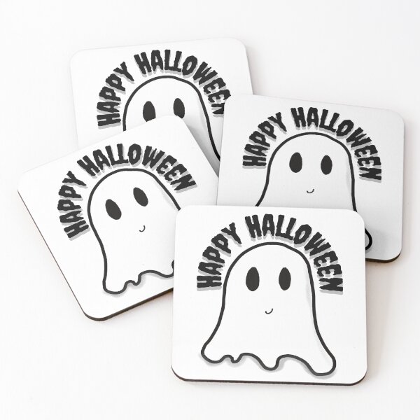 Item preview, Happy Halloween Ghost designed and sold by MarginaliaMagic.