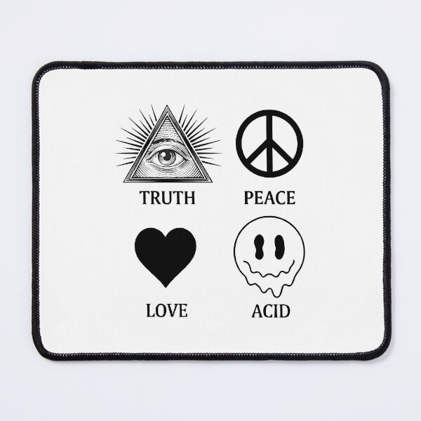 Item preview, Truth peace love acid designed and sold by salmakamal6.