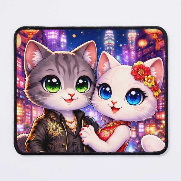 Item preview, The Hong Kong Cats in Love designed and sold by Meow Story .