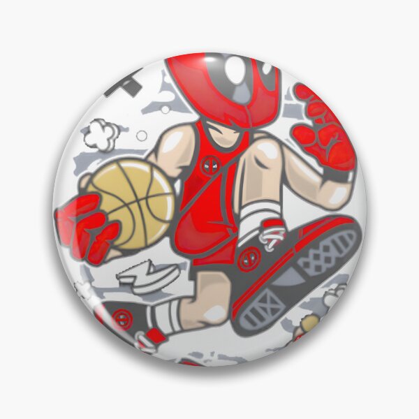 Item preview, Deadpool Basketball designed and sold by brocheavisser.