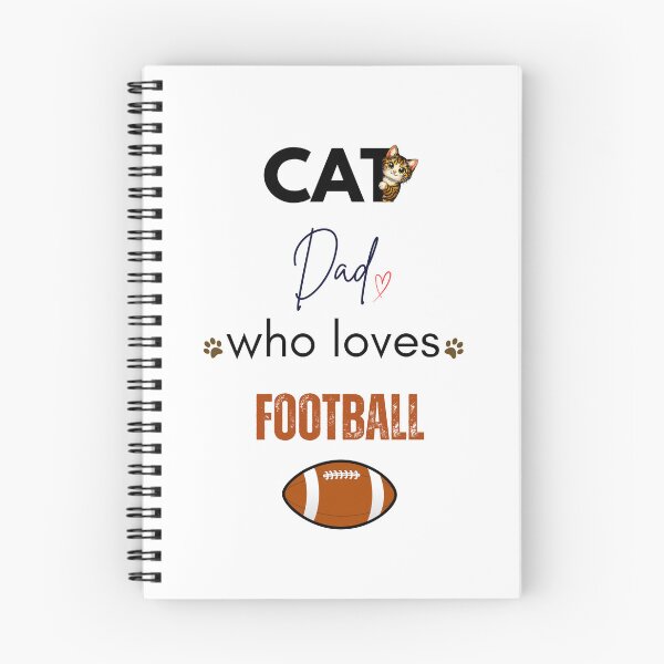 Item preview, Cat Dad Who Loves Football (US) designed and sold by PawFitt.