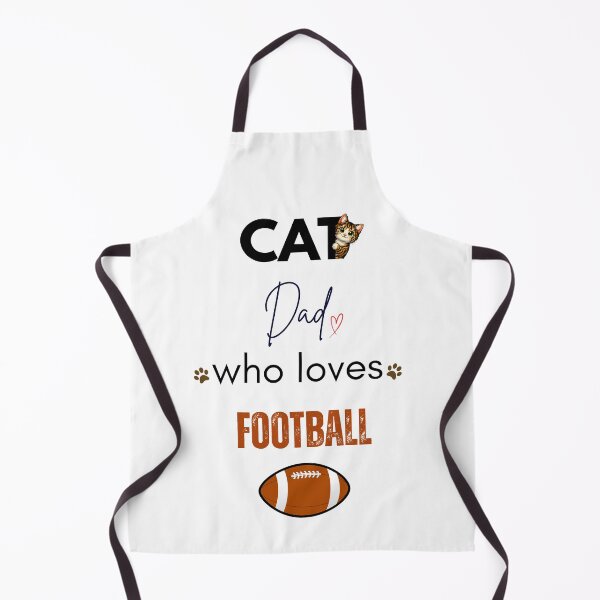 Item preview, Cat Dad Who Loves Football (US) designed and sold by PawFitt.