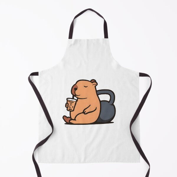 Item preview, Capy Bell And Chill Capybara Kettlebell – Funny Gym Motivation Shirt designed and sold by Mouad-Doadi.