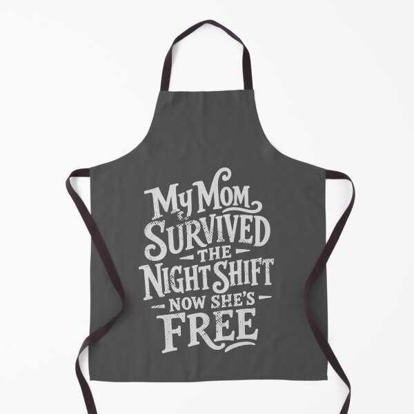 Item preview, My Mom Survived the Night Shift Now She's Free — Nurse Mom Retirement Gift | Funny RN Shirt designed and sold by KiwyStudio.