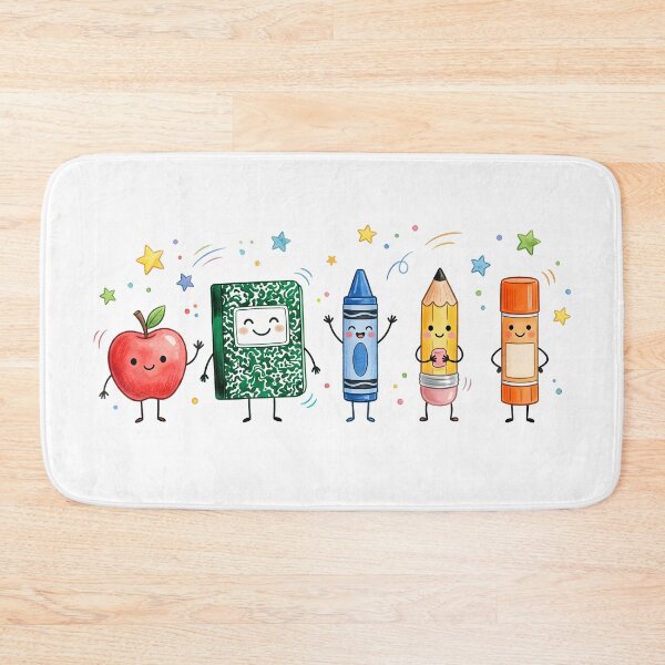 Item preview, Back To School, Happy School Supplies designed and sold by CanvasKitchen.