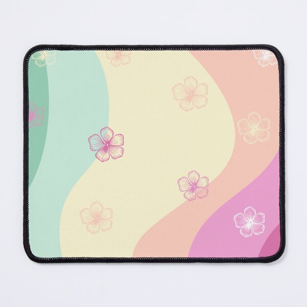 Item preview, Pastel Floral Wavy Pattern – Colorful Retro Flower Design designed and sold by alaa9898.