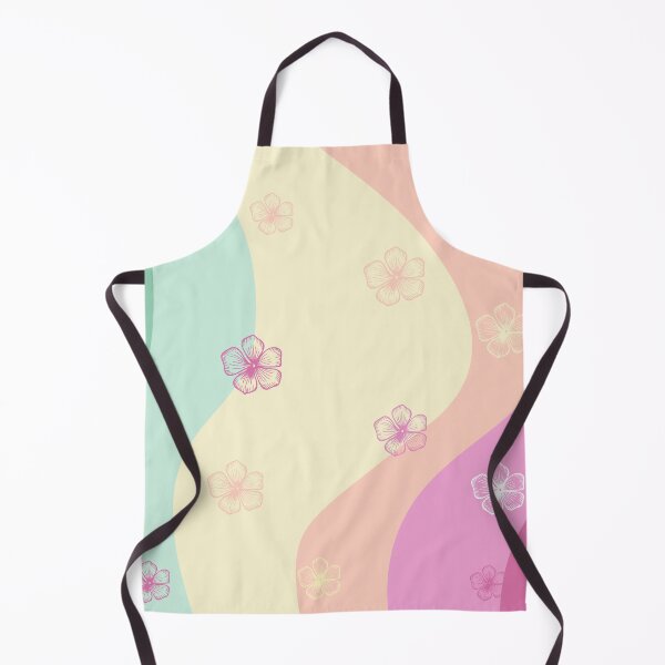 Item preview, Pastel Floral Wavy Pattern – Colorful Retro Flower Design designed and sold by alaa9898.