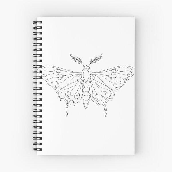 Item preview, Dark Academia Moth Line Art designed and sold by srinig.