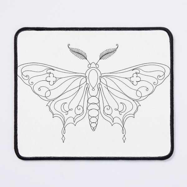 Item preview, Dark Academia Moth Line Art designed and sold by srinig.