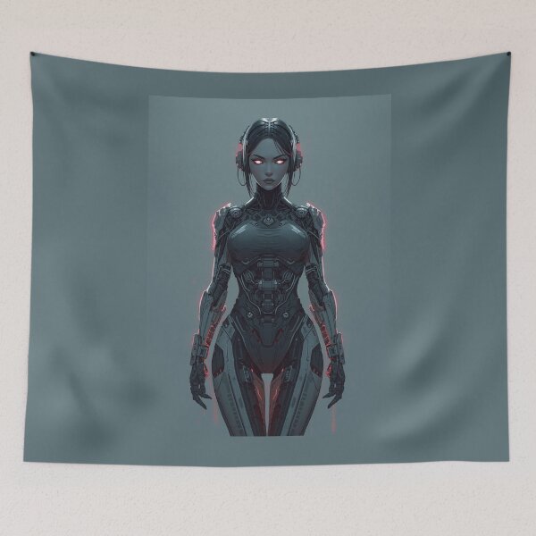 Item preview, Cyborg Girl designed and sold by ArtCraftLab.