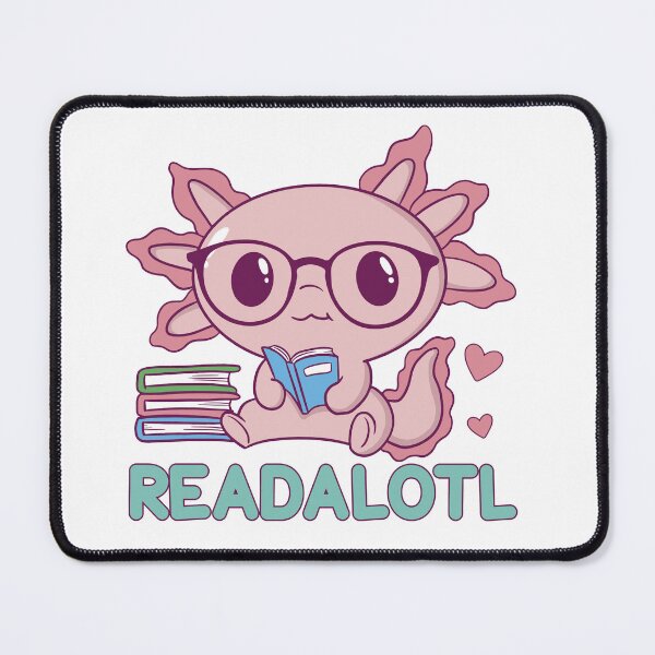 Item preview, Readalotl Cute Axolotl Reading Book Shirt Funny Book Lover designed and sold by mraihan.