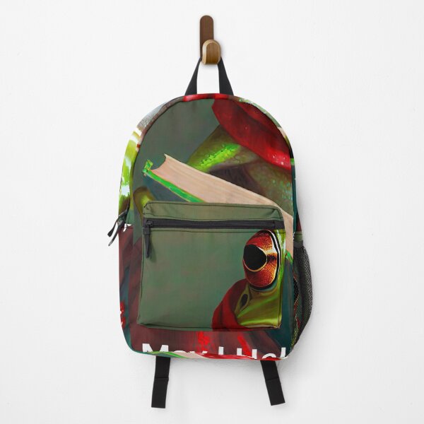 Item preview, A green Tree Frog Reading a Book designed and sold by NickTshirts.