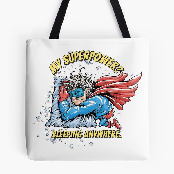 Item preview, Nap Master Funny Superhero – My Superpower? Sleeping Anywhere designed and sold by JacekKita.