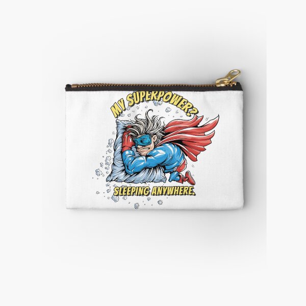 Item preview, Nap Master Funny Superhero – My Superpower? Sleeping Anywhere designed and sold by JacekKita.