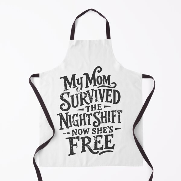 Item preview, My Mom Survived the Night Shift Now She's Free — Nurse Retirement Gift Mom | RN Night Shift Mug designed and sold by KiwyStudio.