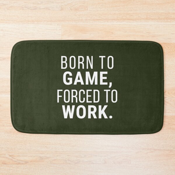 Item preview, Born to Game Forced to Work Dark – Bold Gaming Humor Gift for Dedicated Gamers designed and sold by Hello Hobbies.
