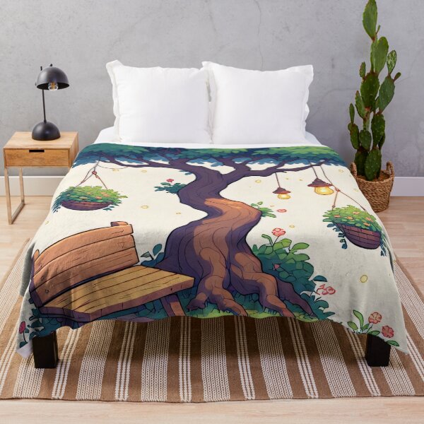 Item preview, Casa del árbol con diseño pixel art y una acogedora zona de estar. designed and sold by Mianku | Für das Leben.
