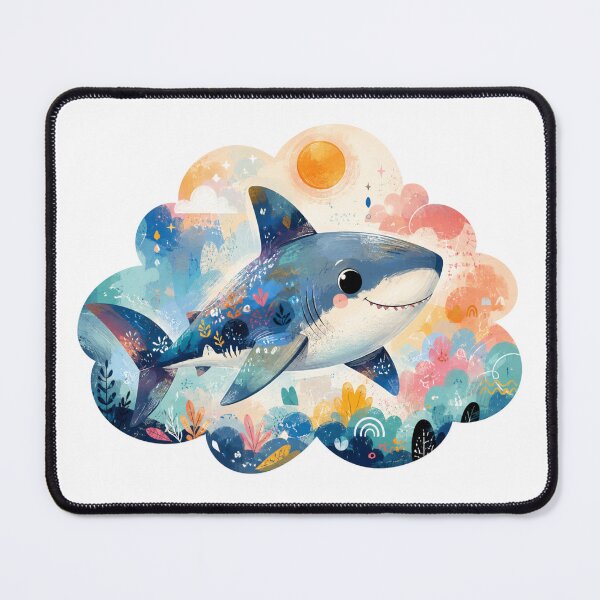 Item preview, Cute Shark Artwork designed and sold by FeelTheDrawing.