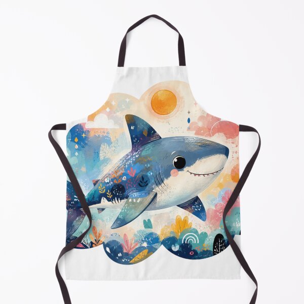 Item preview, Cute Shark Artwork designed and sold by FeelTheDrawing.