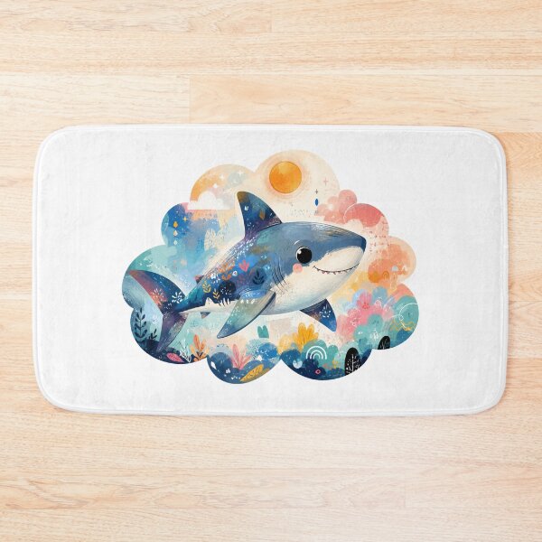 Item preview, Cute Shark Artwork designed and sold by FeelTheDrawing.