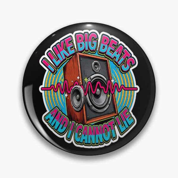 Item preview, I Like Big Beats And I Cannot Lie – Retro Speaker Design designed and sold by Midnight Veil Designs.