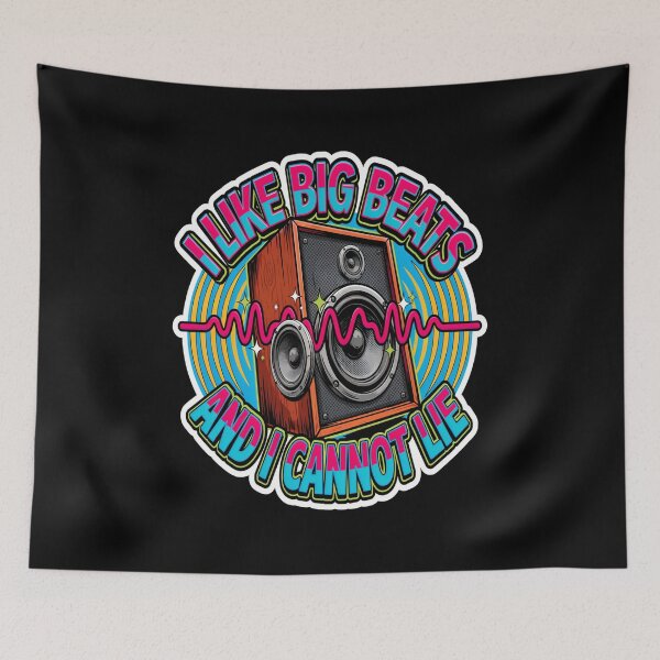 Item preview, I Like Big Beats And I Cannot Lie – Retro Speaker Design designed and sold by Midnight Veil Designs.