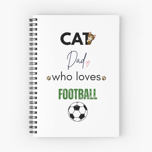 Item preview, Cat Dad Who Loves Football designed and sold by PawFitt.