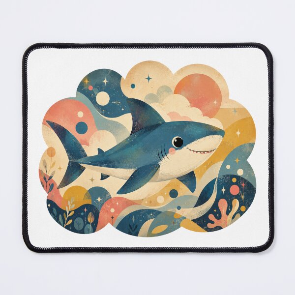 Item preview, Cute Shark Artwork designed and sold by FeelTheDrawing.