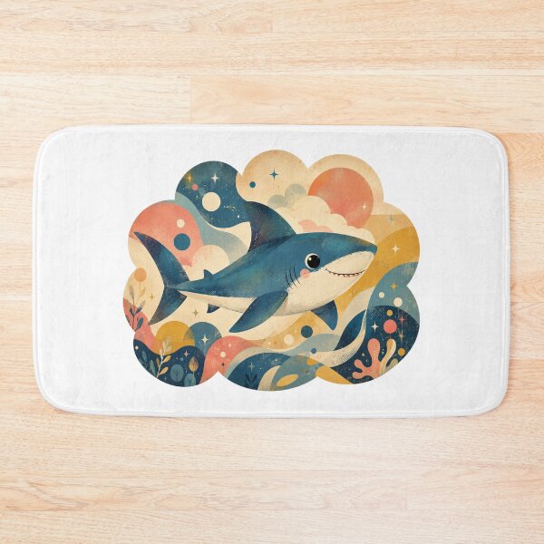 Item preview, Cute Shark Artwork designed and sold by FeelTheDrawing.