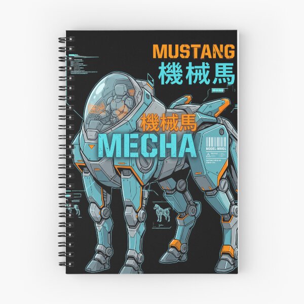 Item preview, Mustang Mecha Model-MM01 — Futuristic Robot Horse Design Tee v3 designed and sold by CornishPixiPony.