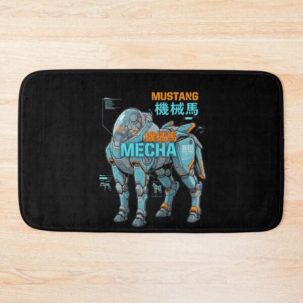 Item preview, Mustang Mecha Model-MM01 — Futuristic Robot Horse Design Tee v3 designed and sold by CornishPixiPony.