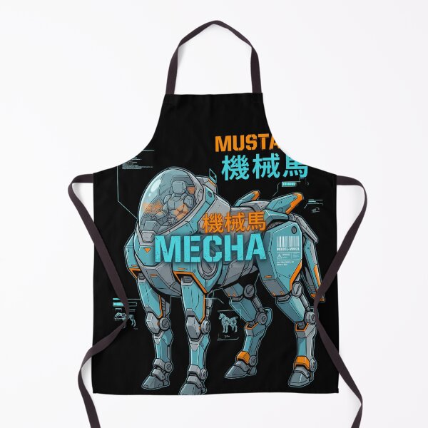 Item preview, Mustang Mecha Model-MM01 — Futuristic Robot Horse Design Tee v3 designed and sold by CornishPixiPony.