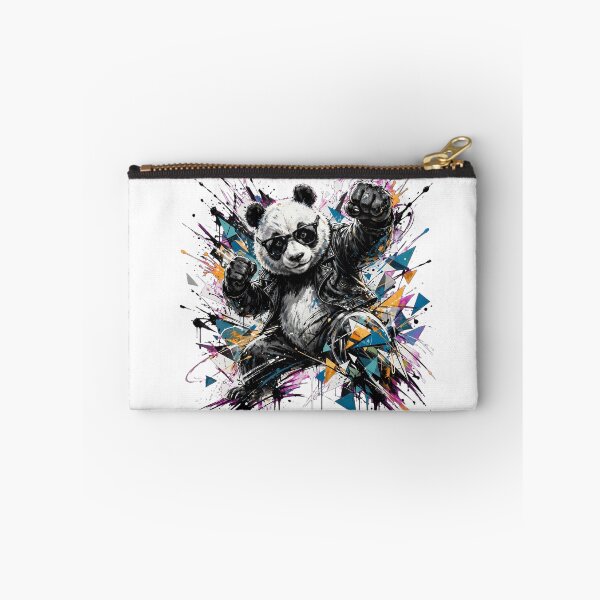 Item preview,  Fighting Panda - Cool Panda in Leather Jacket With Sunglasses - Punk Streetwear Art designed and sold by ExpressoJungle.