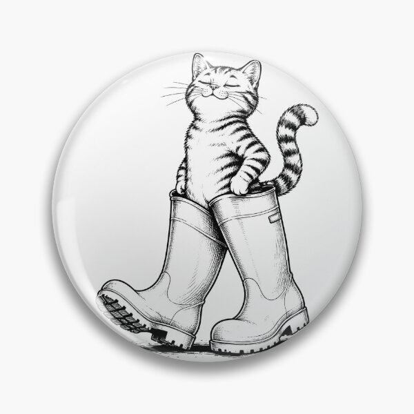 Item preview, Cat in rubber boots or Puss in Boots designed and sold by Fingolfins Welt.