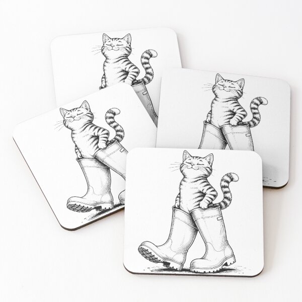 Item preview, Cat in rubber boots or Puss in Boots designed and sold by Fingolfins Welt.