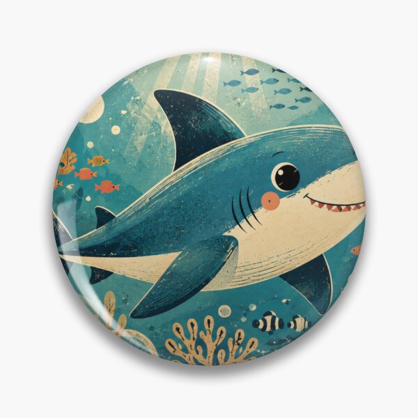 Item preview, Cute Shark Artwork designed and sold by FeelTheDrawing.