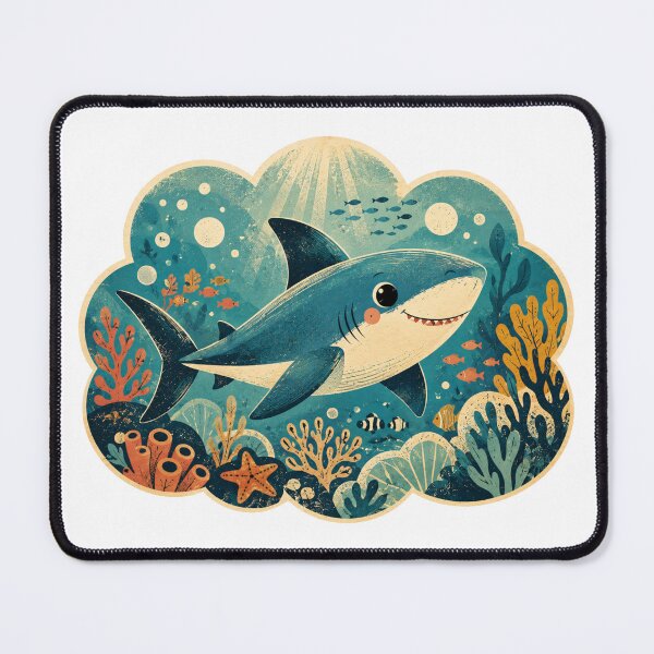 Item preview, Cute Shark Artwork designed and sold by FeelTheDrawing.