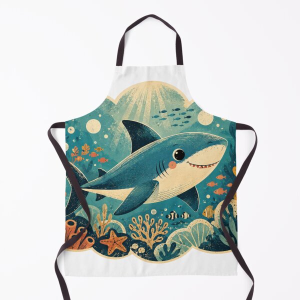 Item preview, Cute Shark Artwork designed and sold by FeelTheDrawing.