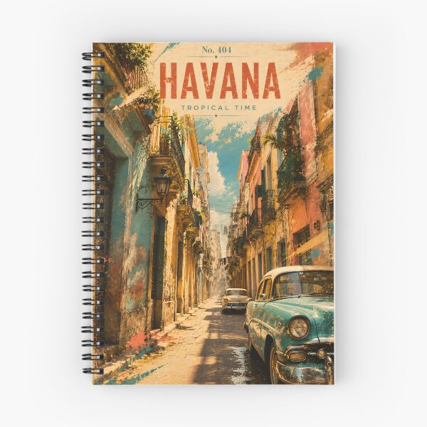Item preview, Havana Tropical Time Vintage Travel Poster – Cuba Retro Wall Art No. 404 designed and sold by bauschberts.