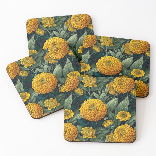 Item preview, Bold Zinnia Floral - Hawaiian Flower Pattern - Housewarming Gift Ideas designed and sold by RoyalStarsPatts.