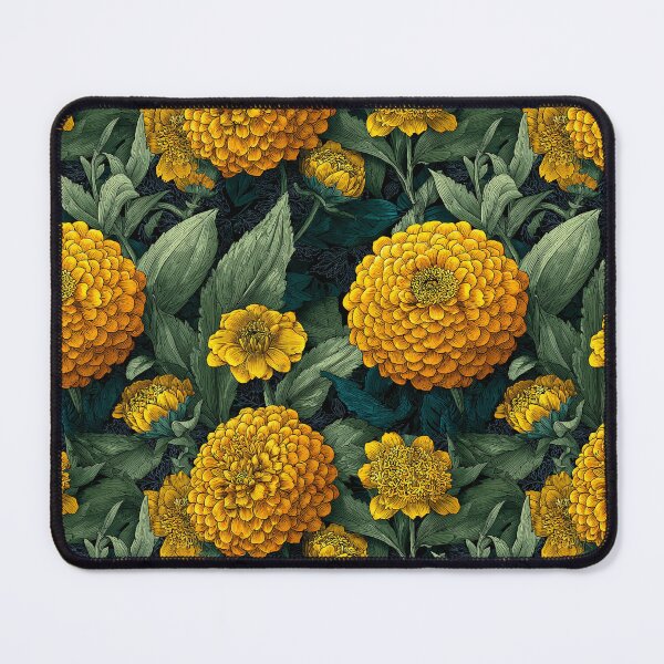 Item preview, Bold Zinnia Floral - Hawaiian Flower Pattern - Housewarming Gift Ideas designed and sold by RoyalStarsPatts.