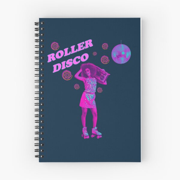Item preview, Retro Roller Disco Girl 80s 90s Neon Aesthetic designed and sold by ZJDesignsArt.